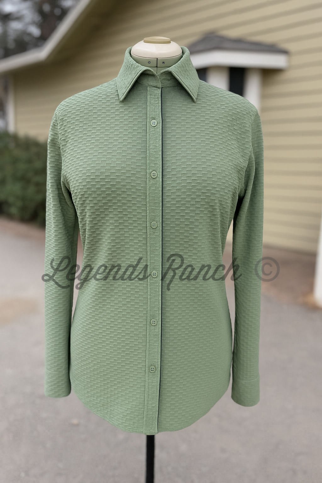 Sage Green Waffle
