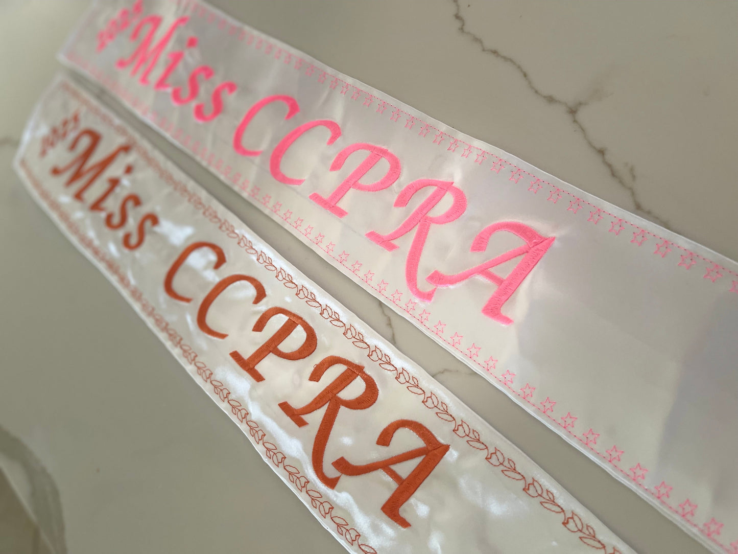 Rodeo Queen Sashes