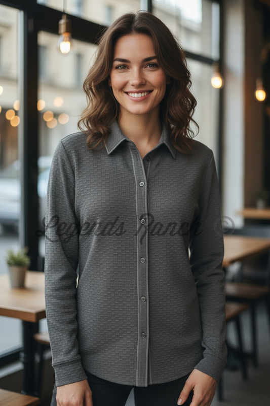 Dark Grey Waffle