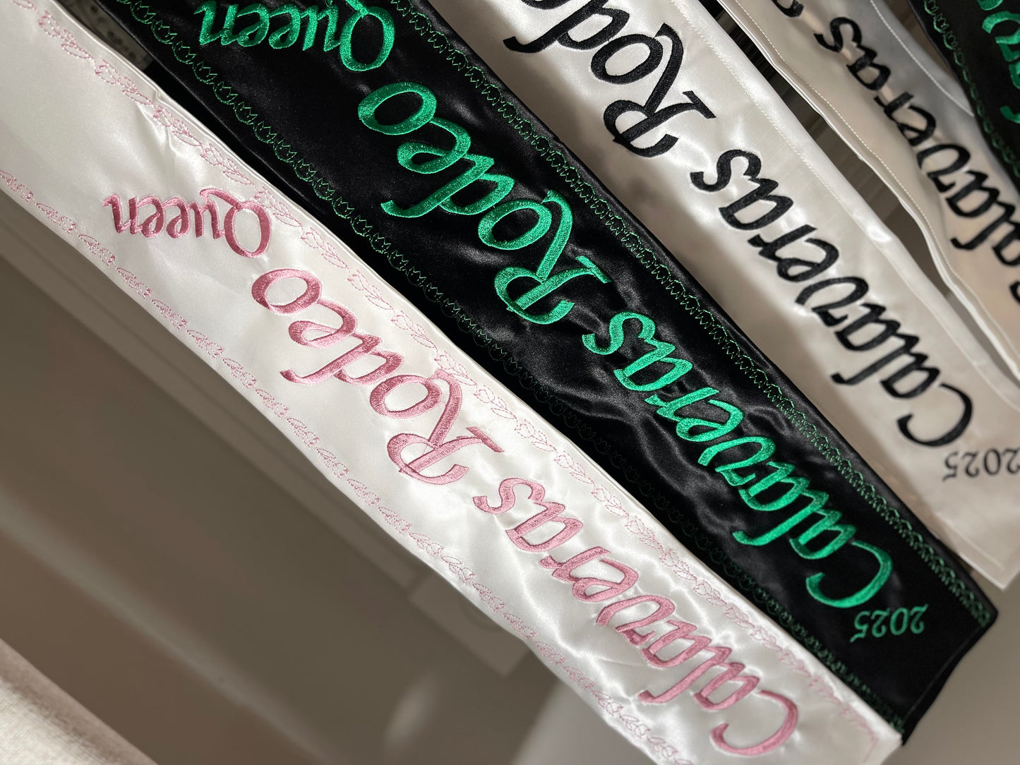 Rodeo Queen Sashes